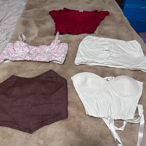 Stylish Corset and Top Collection of 5 S/M - Picture 1 of 5